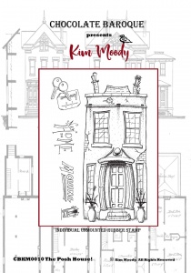 Kim Moody -  The Posh House! A6  rubber stamp set